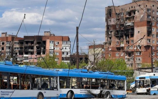 В Мариуполе уничтожена вся инфраструктура общественного транспорта, - горсовет