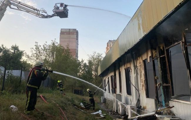 В Киеве произошел масштабный пожар