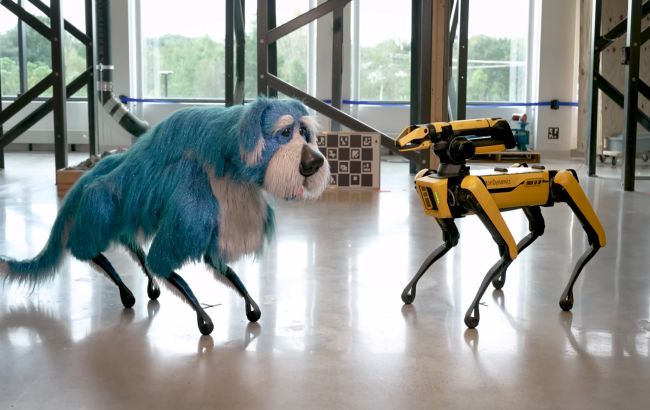 В сети показали мохнатого робота-собаку Sparkles, который умеет танцевать (видео)