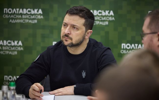 Зеленский провел совещание по ситуации в Полтавской области