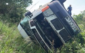 На Харківщині перекинувся автобус з дітьми та вчителями, є постраждалі
