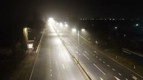 На під'їзді до Миколаєва освітили 5 км траси з боку Дніпра