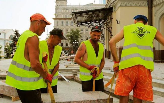В Киеве ко Дню независимости планируют восстановить фасад оперы и площадь возле нее