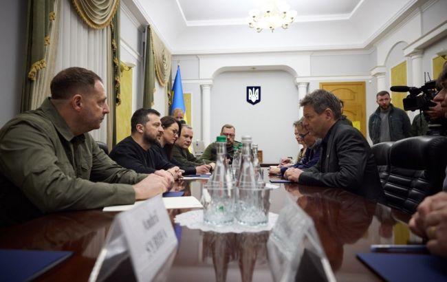 Зеленский провел встречу с вице-канцлером Германии