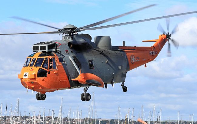 В Британии показали обучение украинских военных на вертолетах Sea King