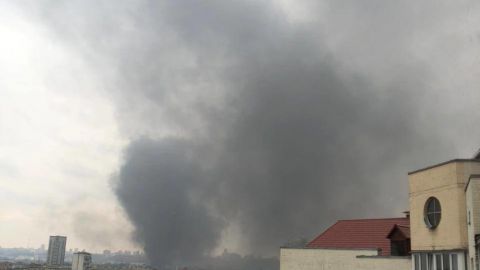 Пожежу на складі у Києві ліквідували, обійшлося без жертв