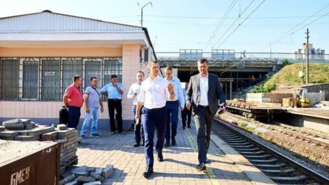 В Киеве начали реконструкцию железнодорожной станции "Святошин": что там будет