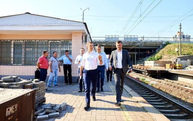 У Києві почали реконструкцію залізничної станції "Святошин": що там буде