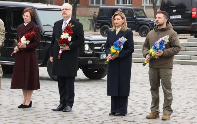 Зеленский и президент Латвии прибыли во Львов