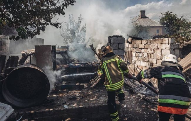 З'явилися фото наслідків сьогоднішнього обстрілу Бахмута