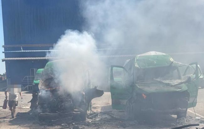 Російські дрони атакували склади у Броварах, є загиблий та постраждалі