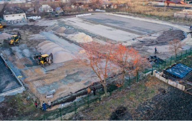 У Петропавлівці Дніпропетровської області школярам будують новий стадіон
