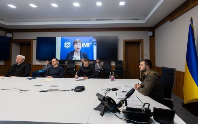 Зеленський закликав МВФ прискорити надання фінансової допомоги Україні