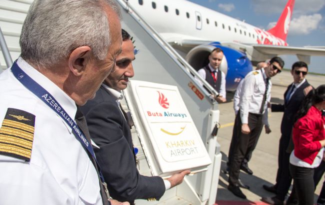 У Ярославського розповіли про перший авіарейс Баку-Харків