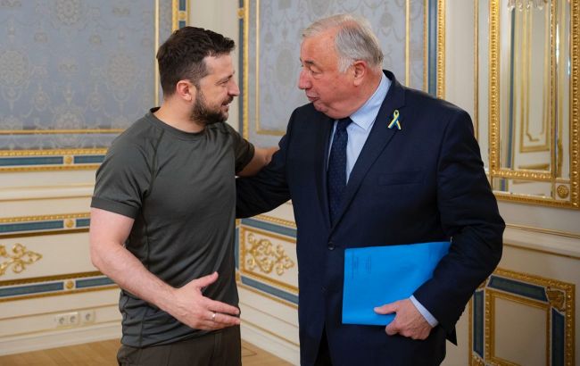 Зеленський провів зустріч з главою Сенату Франції
