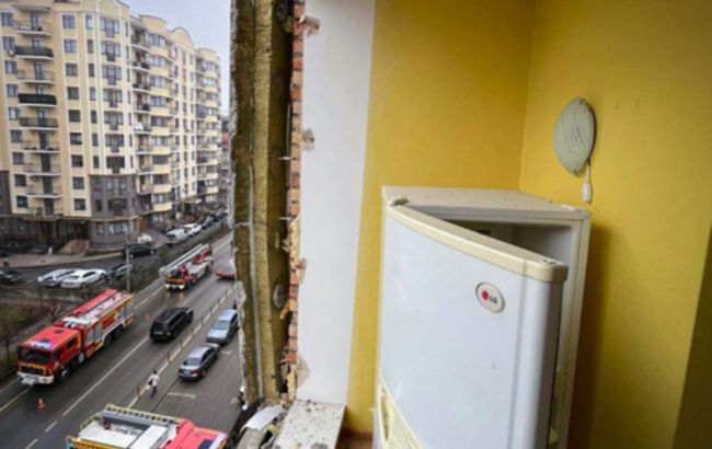 В многоэтажке под Киевом произошел взрыв (фото)