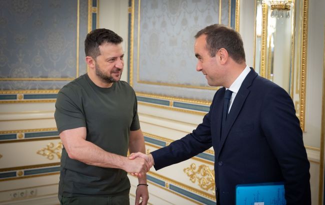 Зеленский обсудил усиление ПВО Украины с главой Минобороны Франции