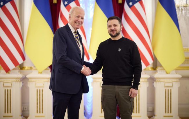Исторический визит Байдена в Киев: фото и видео со встречи лидеров США и Украины