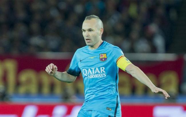 Иньеста провел 400 матч в чемпионате Испании