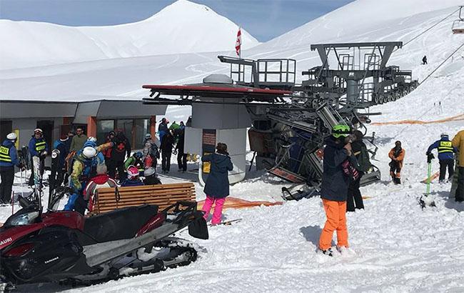 В аварії на підйомнику в Грузії постраждали двоє українців