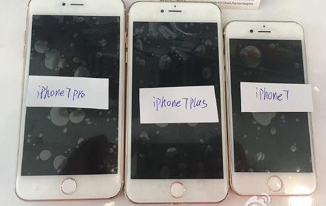 Опубліковані перші фото всіх трьох нових iPhone 7