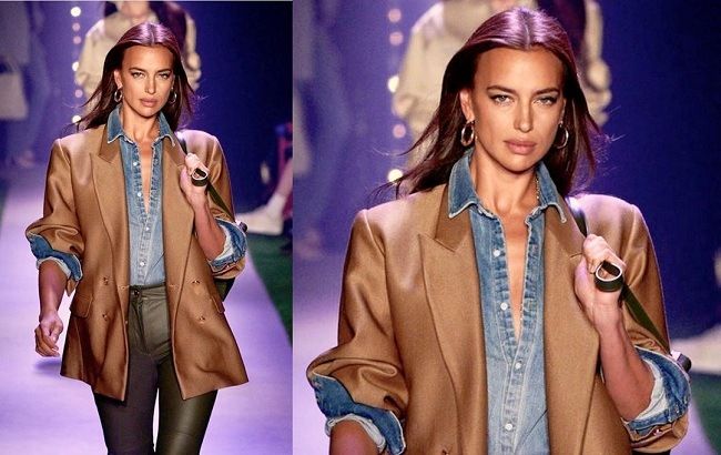 Стильная и стройная: Ирина Шейк блистает в Лондоне на показе Burberry