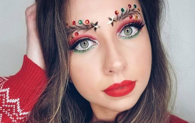 Рождественские брови: яркий бьюти-тренд покорил Instagram