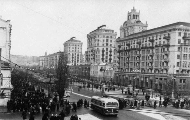 Зимний Киев 50 лет назад: опубликованы фото заснеженной столицы средины 50-х