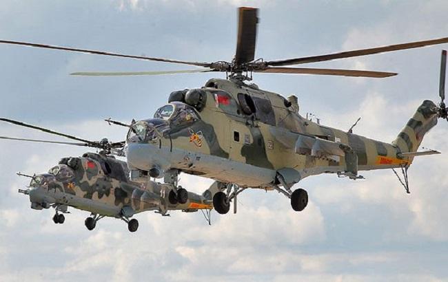 Прикордонники виявили 10 вертольотів і аеростат РФ на адмінмежі з Кримом