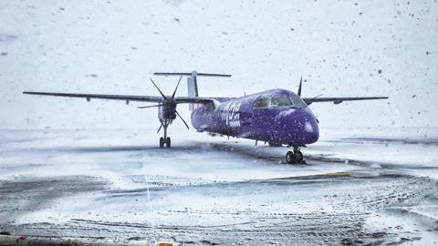 В Шотландии большинство авиакомпаний отменили вылеты из аэропорта Эдинбурга