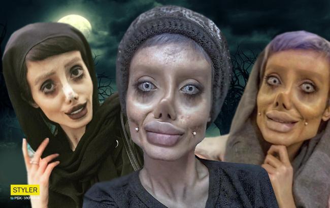 Наслідувачка Джолі розкрила таємницю своєї страхітливої зовнішності