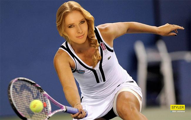 "У мене виходить": Катя Осадча взяла уроки гри в теніс у першої ракетки України