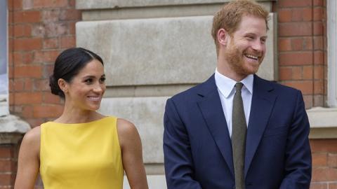 Меган Маркл и принц Гарри совершили первую официальную поездку как супруги