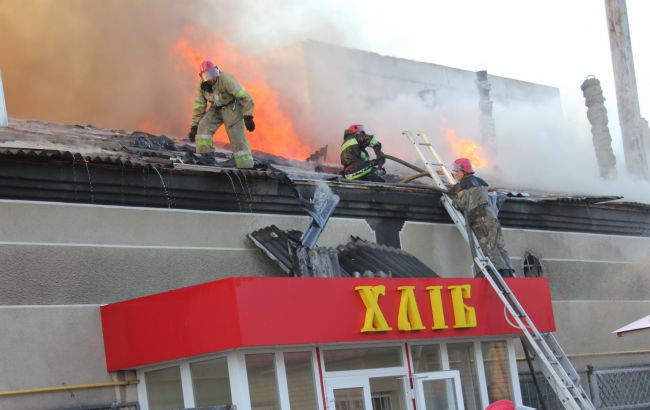 У Харкові сталася пожежа в пекарні