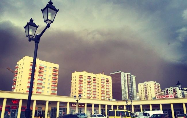 Хмельницький накрила піщана буря (відео)