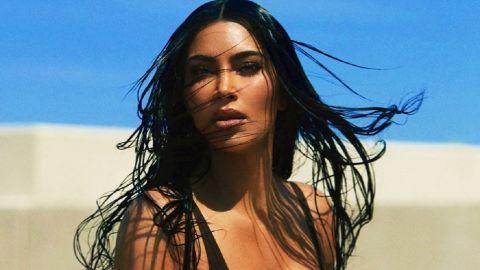 От жгучей брюнетки до роскошной блондинки: как менялась Ким Кардашьян за время карантина