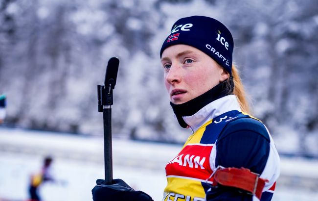Норвезькі біатлоністки розіграли перемогу в гонці переслідування на чемпіонаті Європи