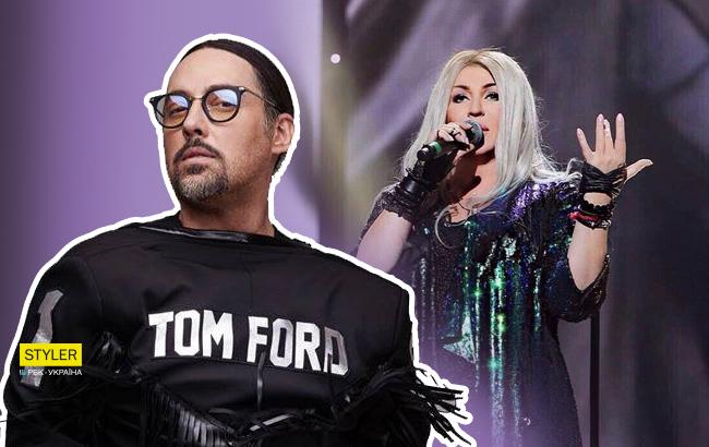 Бывшего мужа Билык пытались оттащить от нее за ногу со сцены (видео)