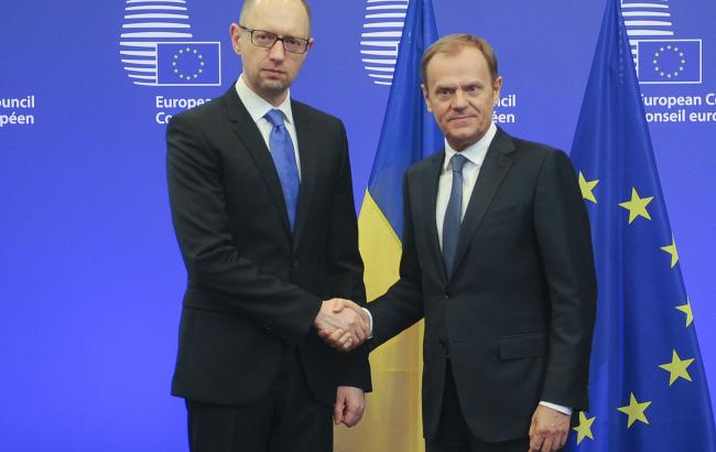 Яценюк прибув на саміт ЄС до Брюсселя