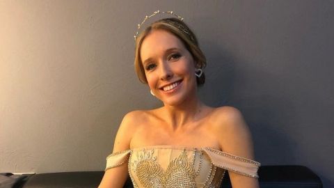 Рыбка-рыбка: Катя Осадчая вышла в свет в оригинальном наряде