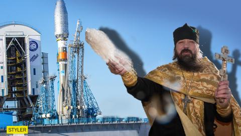 Погано освятив: в Росії єпископа звинуватили у невдалому запуску ракети
