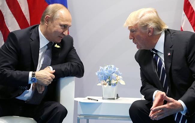 "Гибридная война ряженых клоунов": известный карикатурист высмеял встречу Путина и Трампа