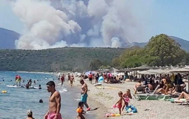 У Греції евакуювали три села через масштабну лісову пожежу
