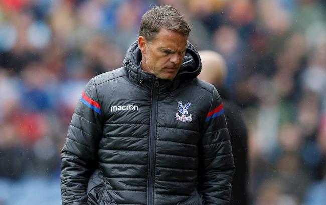 Франк де Бур звільнений з посади головного тренера "Кристал Пелас"