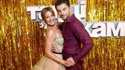 "Ленка-прибиральниця": Кравець і Леонов повеселили репетицією до другого ефіру Танці з зірками