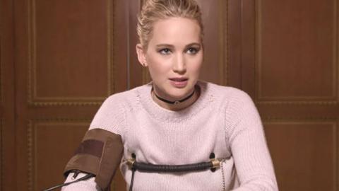 Дженнифер Лоуренс ответила на каверзные вопросы во время теста на детекторе лжи