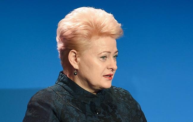 Президент Литвы заявила, что на первой встрече с Путиным получила список требований