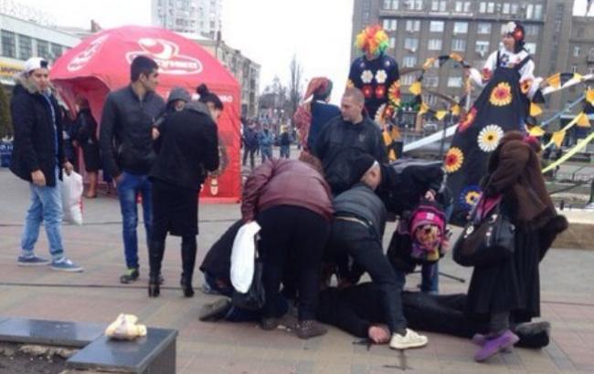 Победитель конкурса поедания блинов из Харькова оказался в карете "скорой помощи"