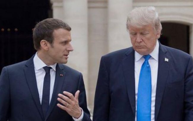 Макрон відреагував на погрози Трампа про санкції