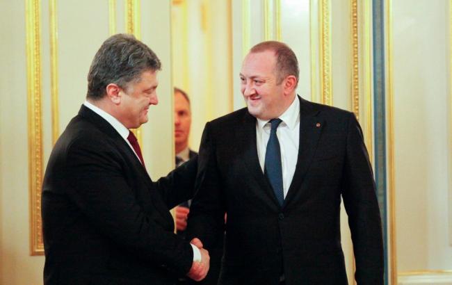Порошенко и Маргвелашвили уверены в восстановлении целостности Украины и Грузии